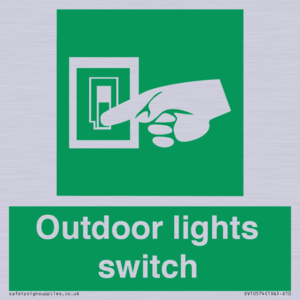 Outdoor lights switch